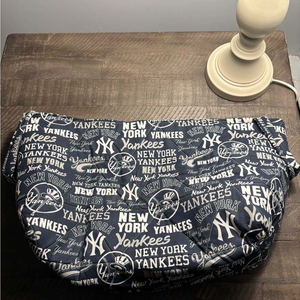 HANDMADE New York Yankees Quilted Tote Bag